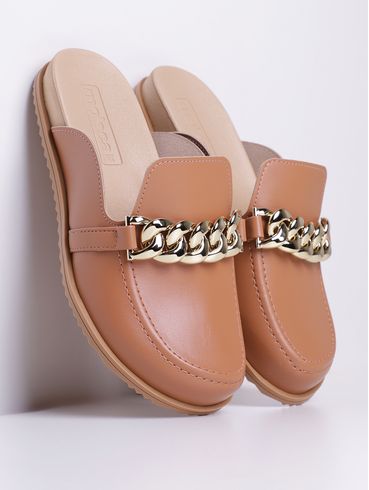 Mule Clog Moleca Feminino CARAMELO