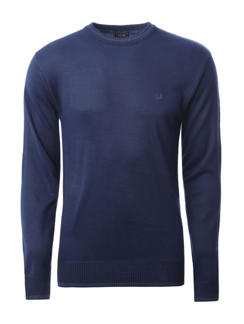 Suéter de Tricot Vilejack Masculino MARINHO