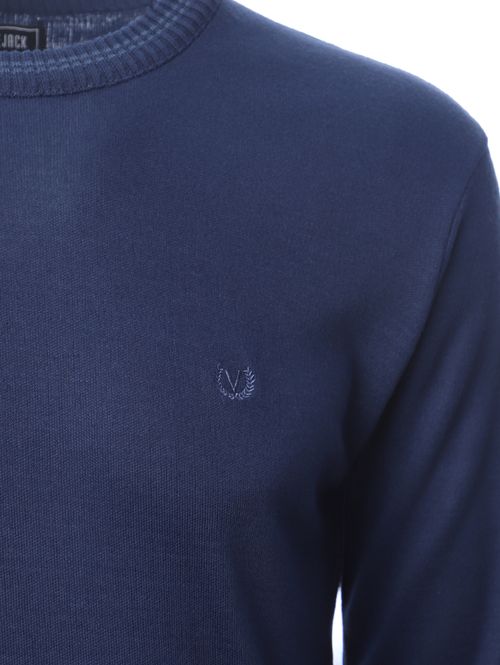 Suéter de Tricot Vilejack Masculino MARINHO