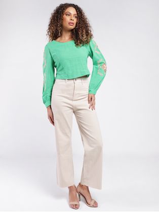 Blusa Manga Longa Feminina VERDE