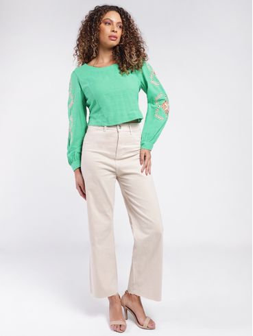 Blusa Manga Longa Feminina VERDE