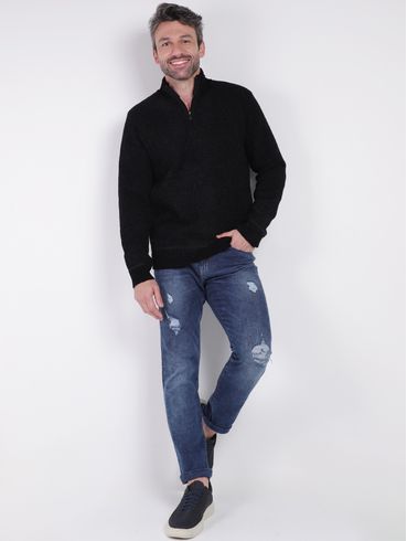 Calça Jeans Skinny Masculina AZUL