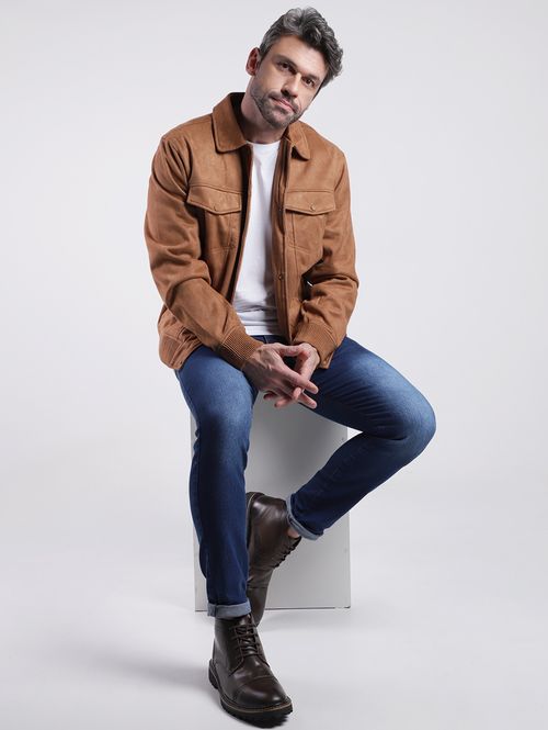 Camiseta Básica Algodão Peruano Elétron Masculina BRANCO