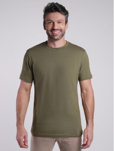 Camiseta Básica Masculina VERDE