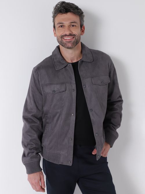 Jaqueta Bomber Suede Masculina CHUMBO