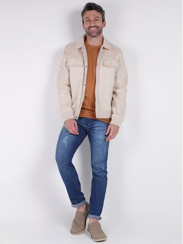 Calça Jeans Slim Masculina AZUL