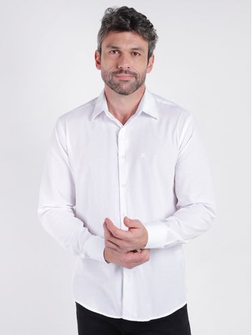 Camisa Manga Longa Elétron Masculina BRANCO