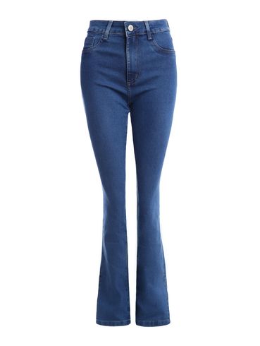 Calça Jeans Reta Sawary Feminina AZUL