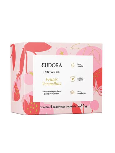 Sabonete Corporal Frutas Vermelhas Instance Eudora UNICO