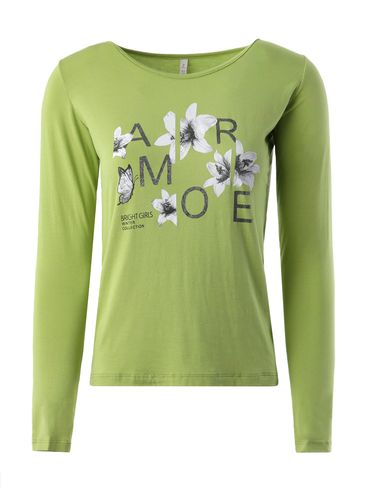 Blusa Manga Longa Feminina Verde
