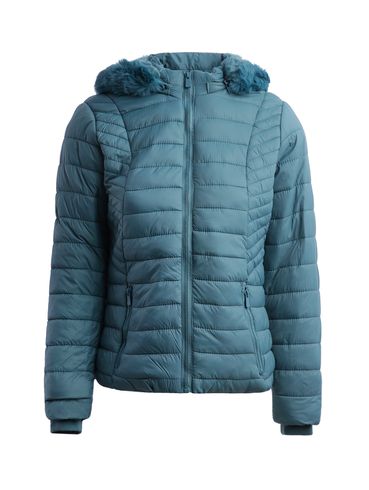 Jaqueta Parka com Capuz Feminina VERDE