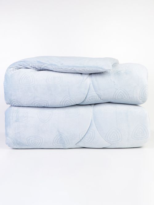 Edredom De Solteiro Blend Elegante Altenburg AZUL