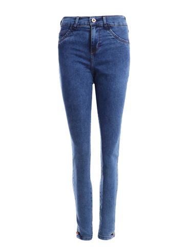 Calça Jeans Cigarrete Feminina AZUL