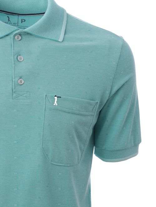 Polo Manga Curta Masculina VERDE