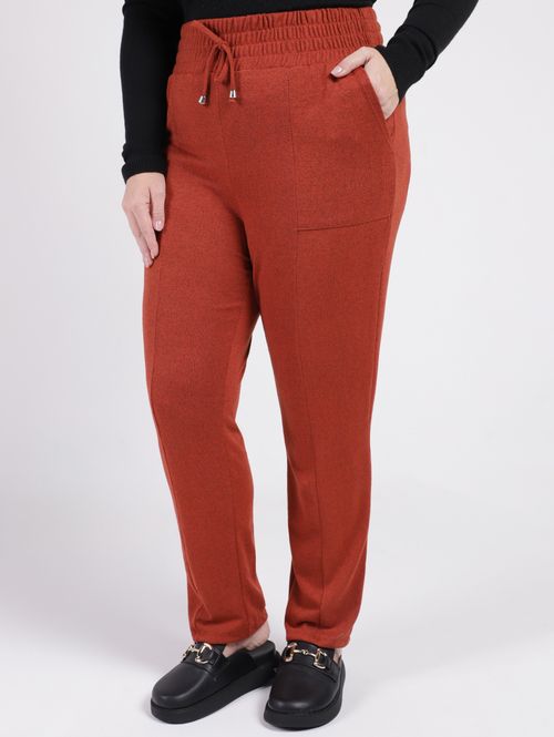Calça Tricot Autentique Plus Size Feminina MARROM