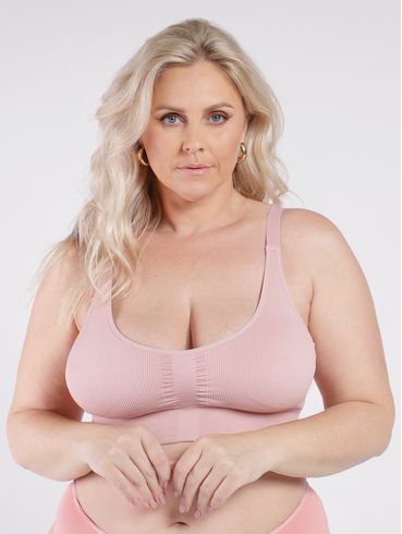 Sutiã Top Sem Costuras Plus Size Feminino ROSE