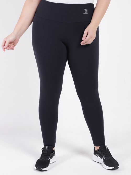 Calça Legging Plus Size Feminina Preto