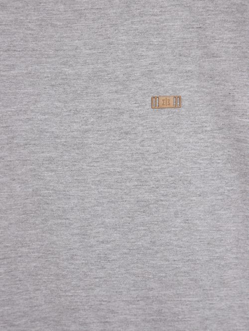 Camiseta Manga Curta Básica Plus Size Masculina MESCLA