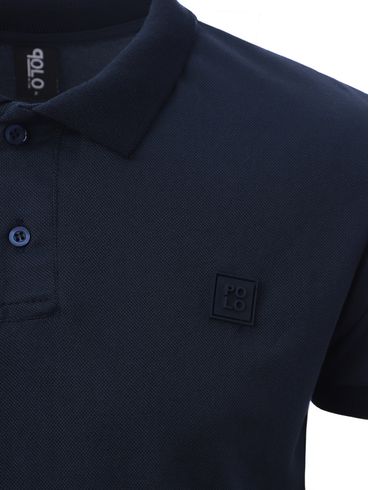 Polo Manga Curta Masculina MARINHO