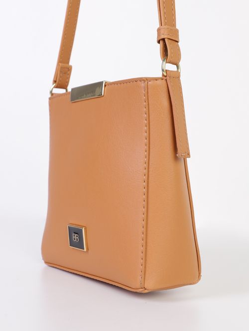 Bolsa Transversal Rafitthy Feminina CARAMELO