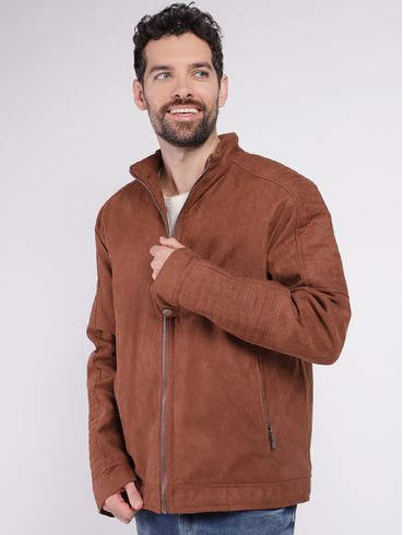 Jaqueta Moletom Masculina MARROM