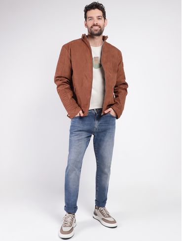 Jaqueta Moletom Masculina MARROM