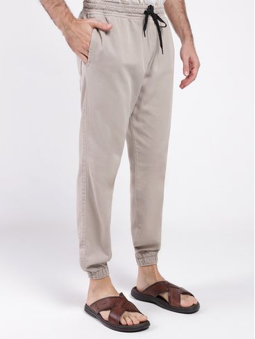 Calça Sarja Jogger Masculina CAQUI