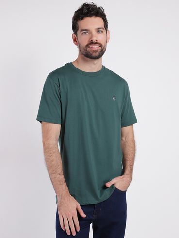Camiseta Básica Masculina VERDE