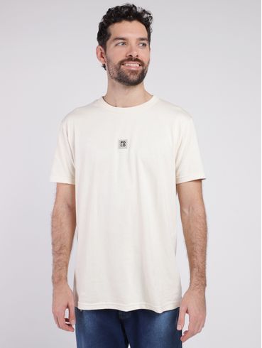 Camiseta Manga Curta Masculina BEGE