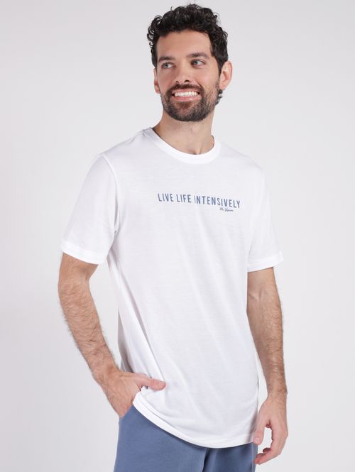 Camiseta Manga Curta Masculina BRANCO