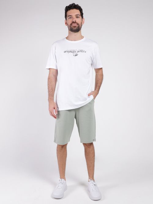 Camiseta Manga Curta Masculina BRANCO