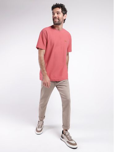 Calça Sarja Slim Masculina CAQUI