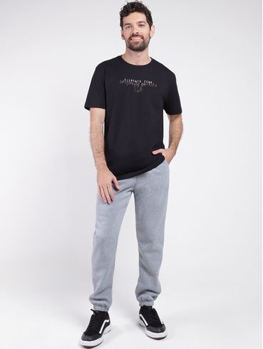 Camiseta Manga Curta Masculina PRETO