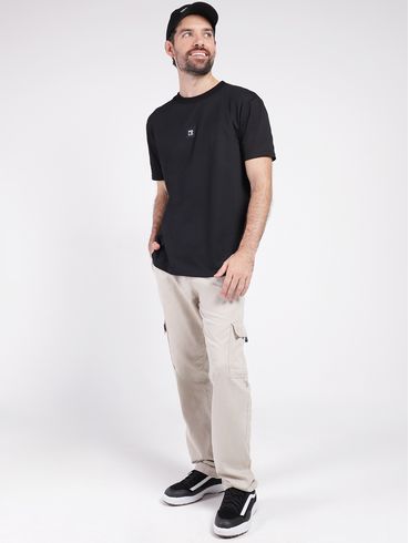Camiseta Manga Curta Masculina PRETO