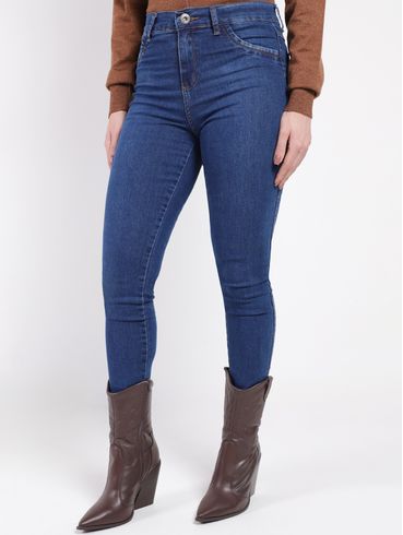 Calça Jeans Cigarrete Feminina AZUL