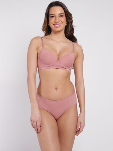 Conjunto Lingerie Fio Duplo Feminino ROSE