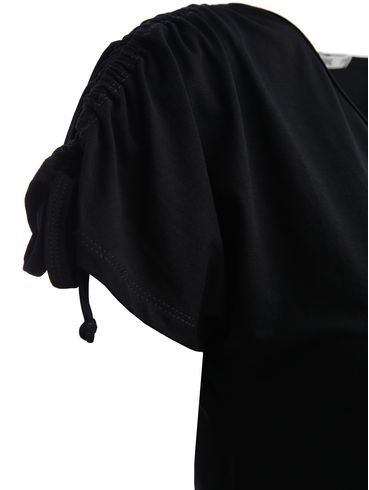 Blusa Manga Curta Feminina PRETO
