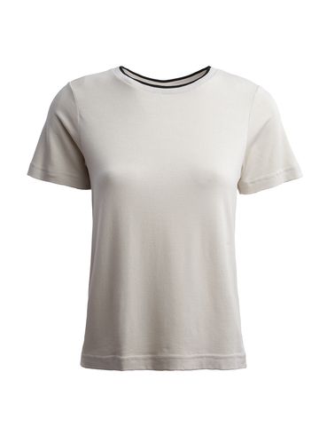 Blusa Manga Curta Feminino BEGE