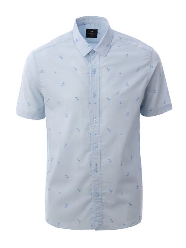 Camisa Manga Curta Masculina AZUL