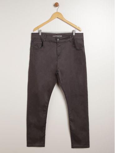 Calça Sarja Tradicional Plus Size Masculina CHUMBO