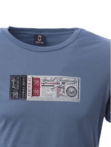 Camiseta Manga Curta Masculina AZUL