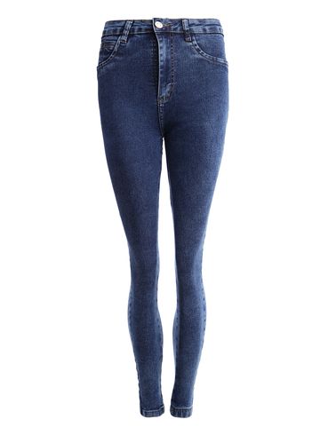 Calça Jeans Skinny Push Up Sawary Feminina AZUL