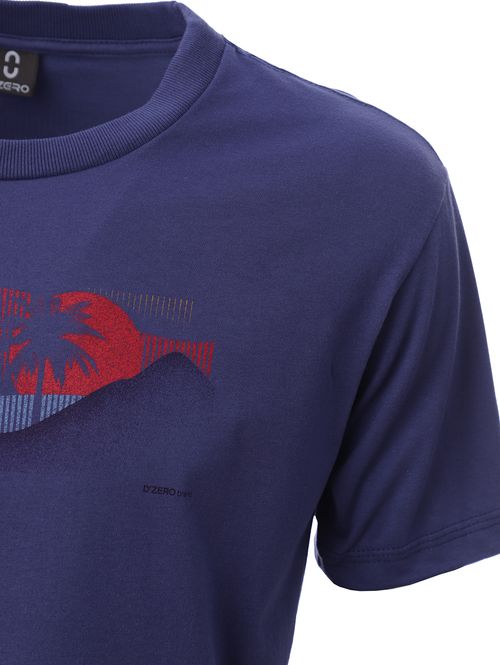 Camiseta Manga Curta Masculina AZUL