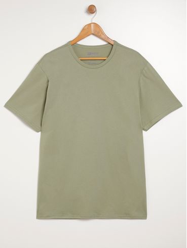 Camiseta Básica Plus Size Masculina VERDE