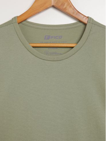 Camiseta Básica Plus Size Masculina VERDE