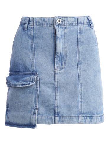 Saia Curta Jeans Feminina AZUL