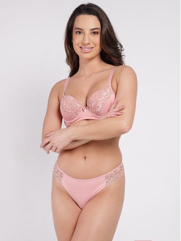 Conjunto Lingerie Fio Duplo Feminino ROSE