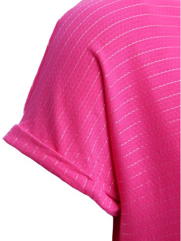 Blusa Manga Curta Autentique Feminina PINK