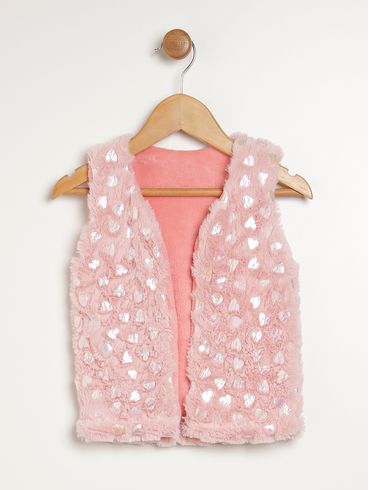 Colete Infantil Para Menina - ROSA