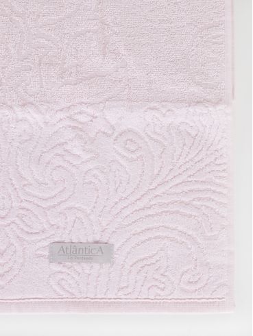 Toalha de Rosto Fio Penteado Ravenna Atlântica ROSA CLARO